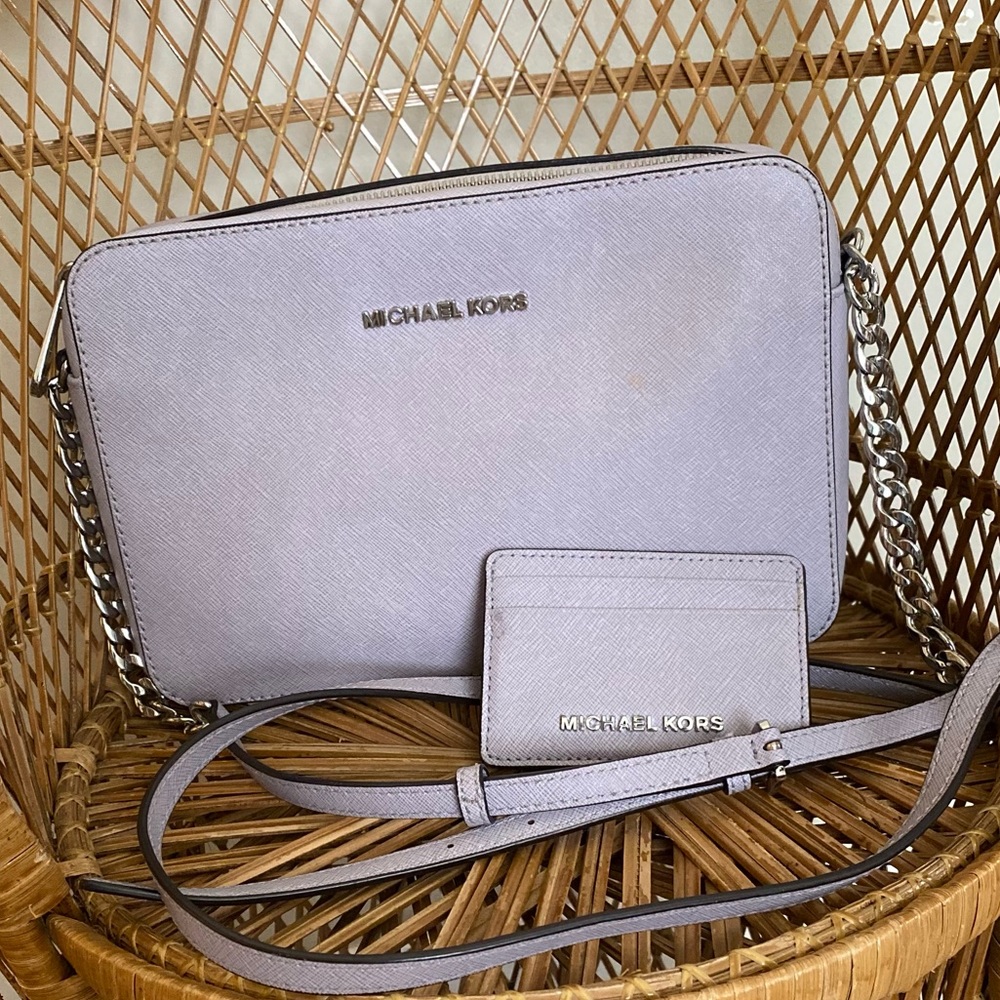 MK crossbody purse with cardholder